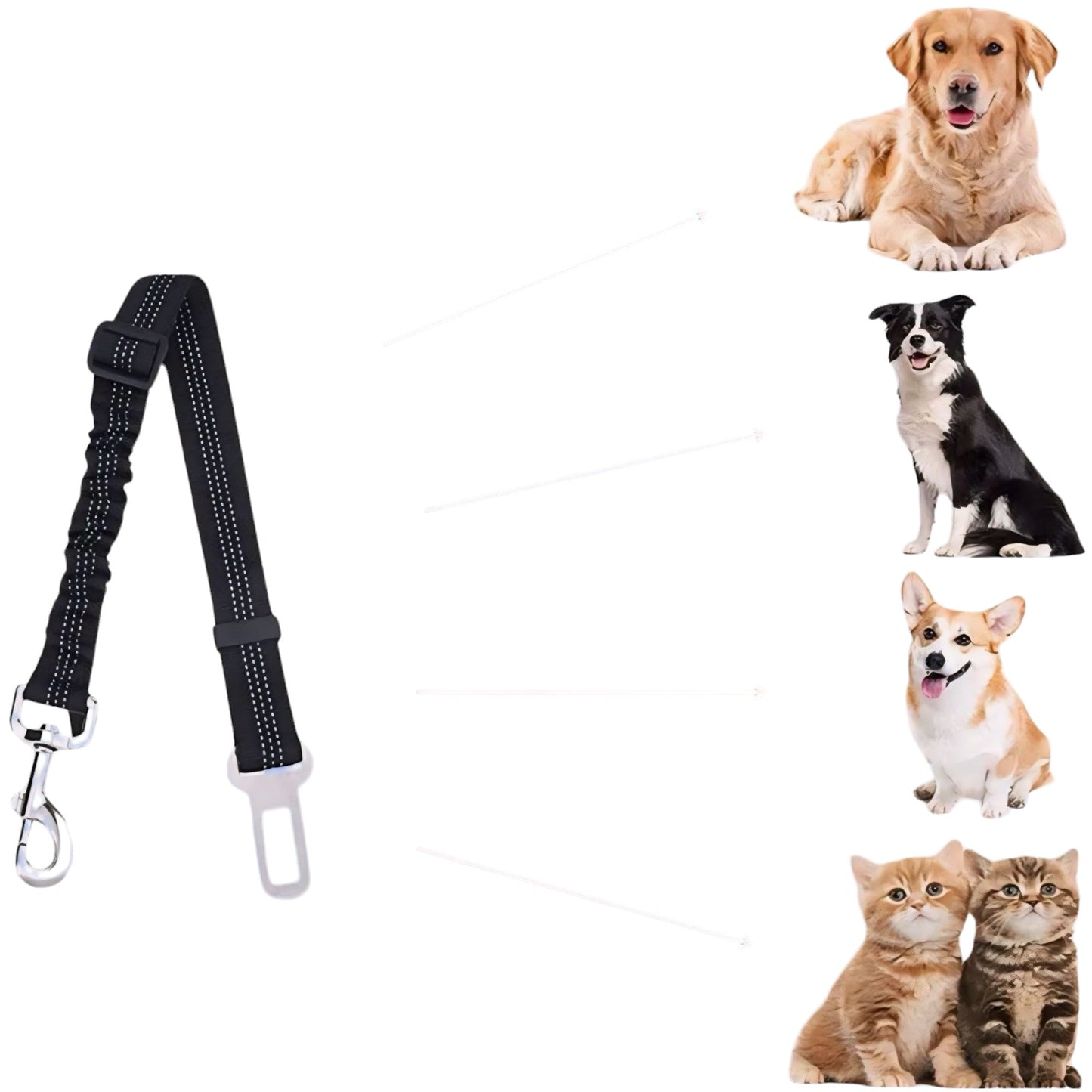 Car Safety Seat Belt Pet